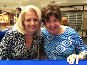 With Mary Kay Andrews at the Washington Romance Writers Pre-Retreat signing on April 17, 2015.