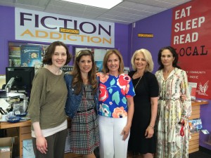 A May 18, 2015 panel at Fiction-Addiction in Greenville, SC with Courtney McKinney-Wittaker, Sarah McCoy, Kim Daisy and Margaret Bradham Thornton.