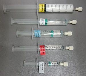 Anesthesia Medications Propofol is at top.