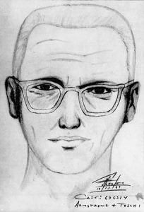 Police sketch of the man suspected of being the "Zodiak Killer," 1969.