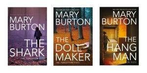 Covers of The Shark, The Dollmaker and The Hangman
